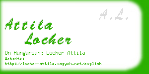 attila locher business card